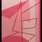 Geometric Composition - Shades of Pink