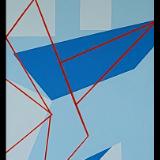 Geometric Composition - Shades of Blue