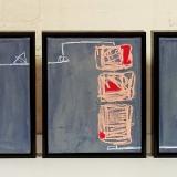 Triptych: Receiving, And Sustaining, Structural Integrity (Grey Matter Series) [sold]